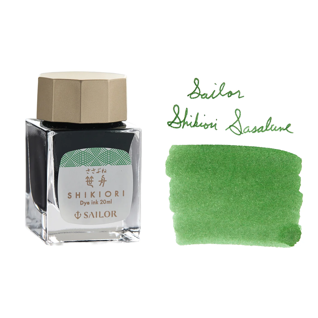 SAILOR PEN – SHIKIORI INK – Bottled Fountain Pen Ink (20ml) – Kusa Asobi: Sasabune