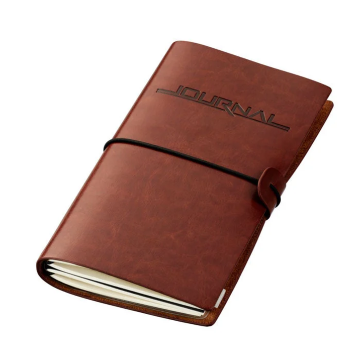 TROIKA - Travel Journal - 2 Notebooks with Leather Cover