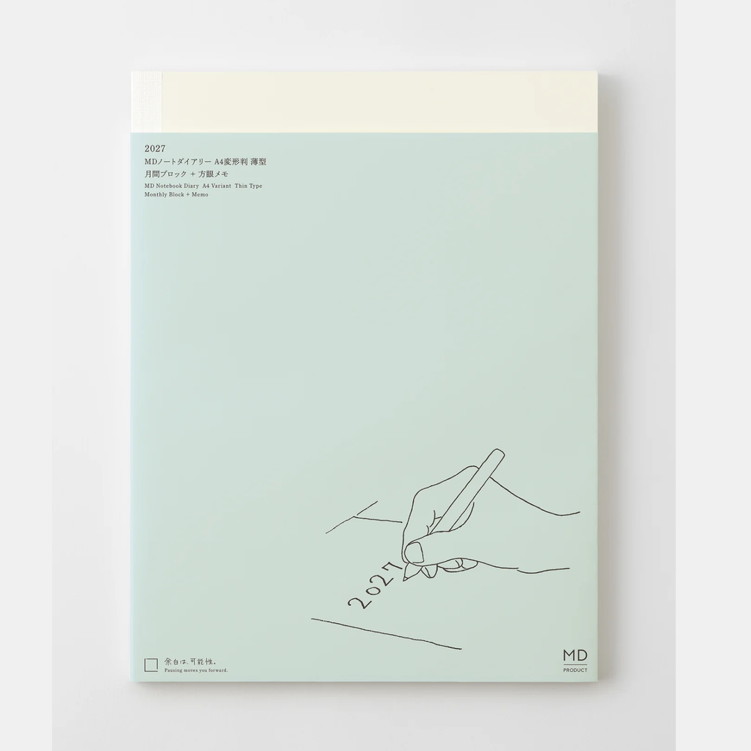 Midori - MD Notebook Diary Thin 2027 - A4