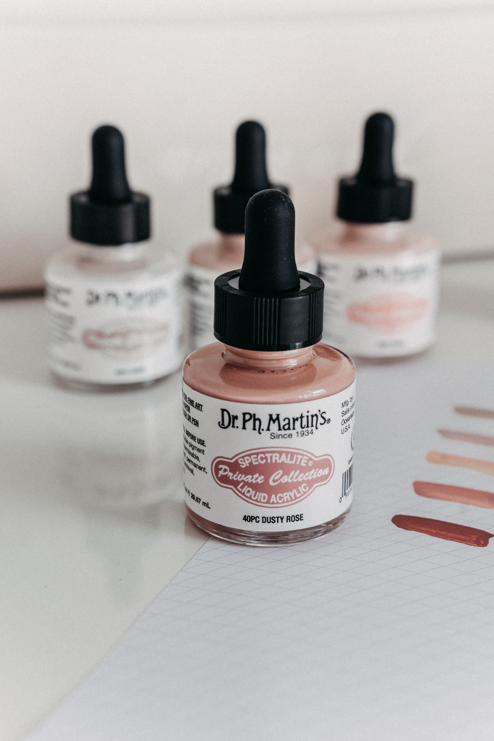 Written Word Calligraphy - Muted Calligraphy Ink - Assorted Colors