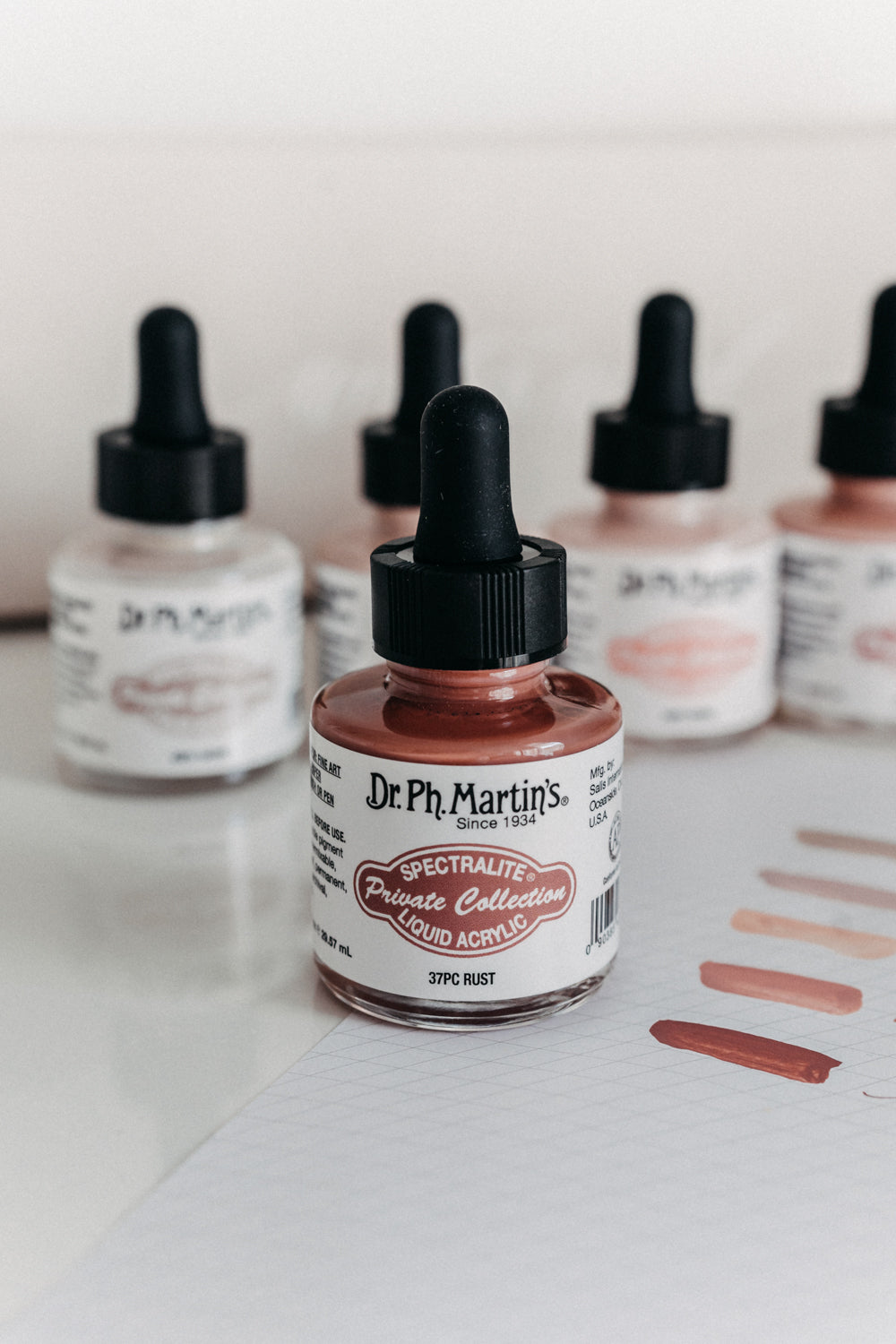 Written Word Calligraphy - Muted Calligraphy Ink - Assorted Colors