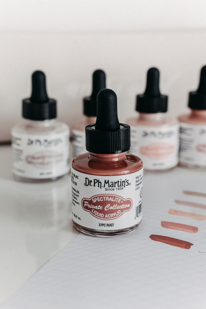 Written Word Calligraphy - Muted Calligraphy Ink - Assorted Colors