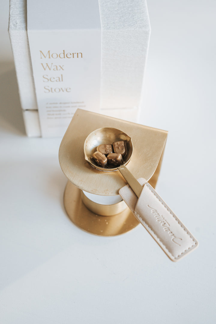 WRITTEN WORD - Wax Seal Stove and Spoon Version 2.0 - Brass