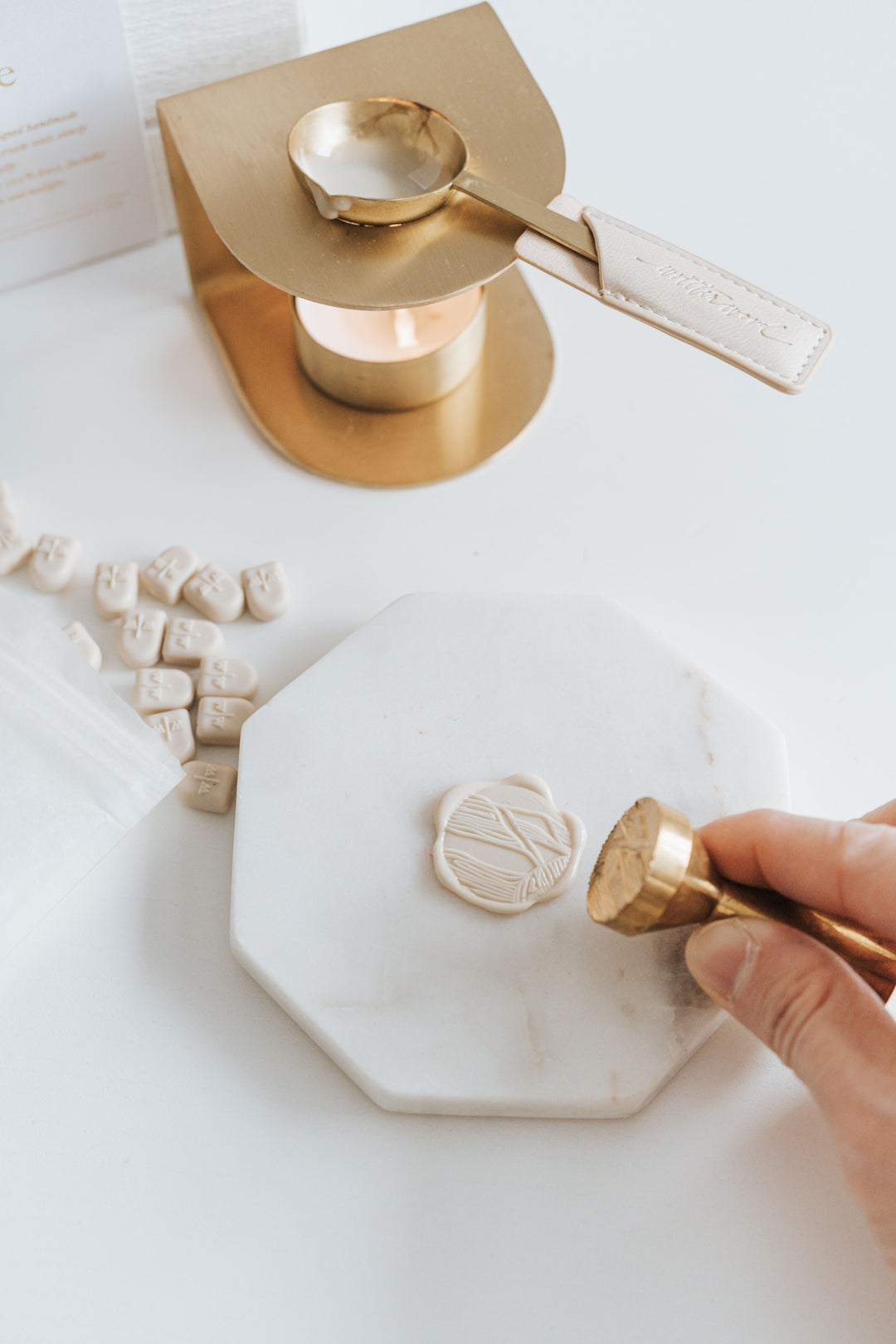 WRITTEN WORD - Wax Seal Stove and Spoon Version 2.0 - Brass