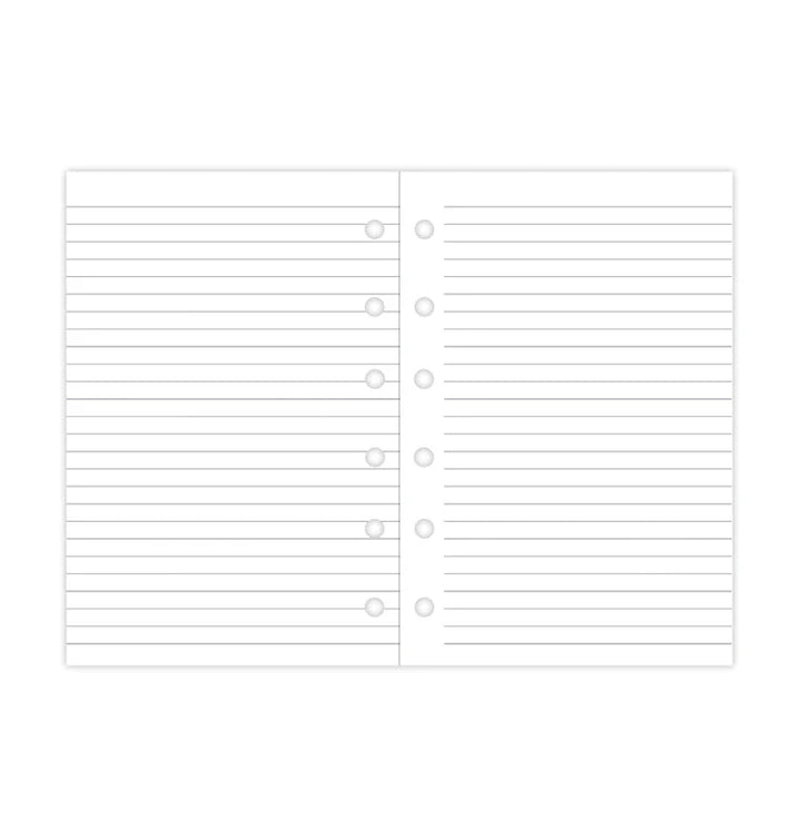Filofax - Pocket Ruled Notepaper - White