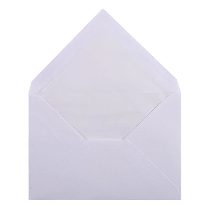 G. LALO - Vergé de France - 4.5 x 6.4 in. Envelopes (Pack of 25) - Extra White