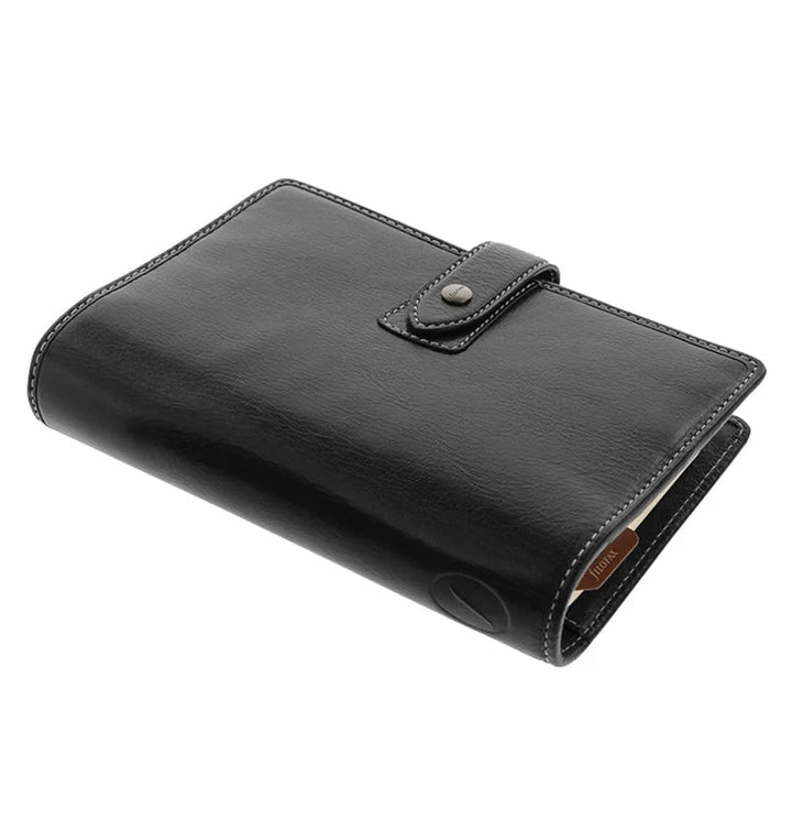 Filofax - Personal Leather Organizer - Malden - Black