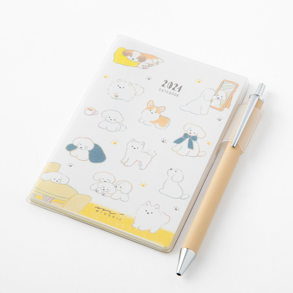 MIDORI - MD Notebook - Pocket Diary <Mini> - Dog