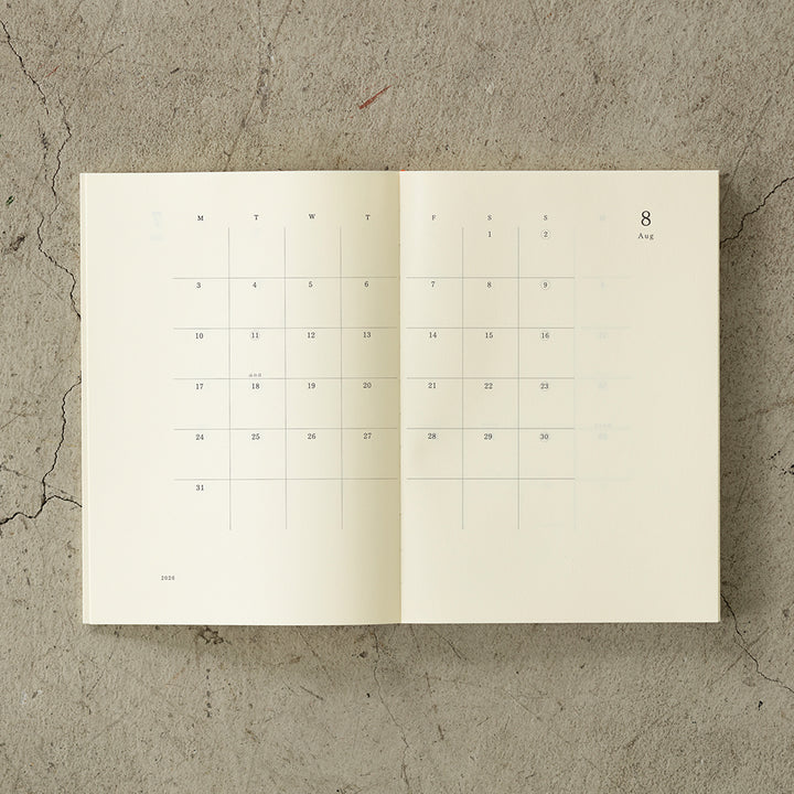 Midori MD Notebook Diary A5 2026