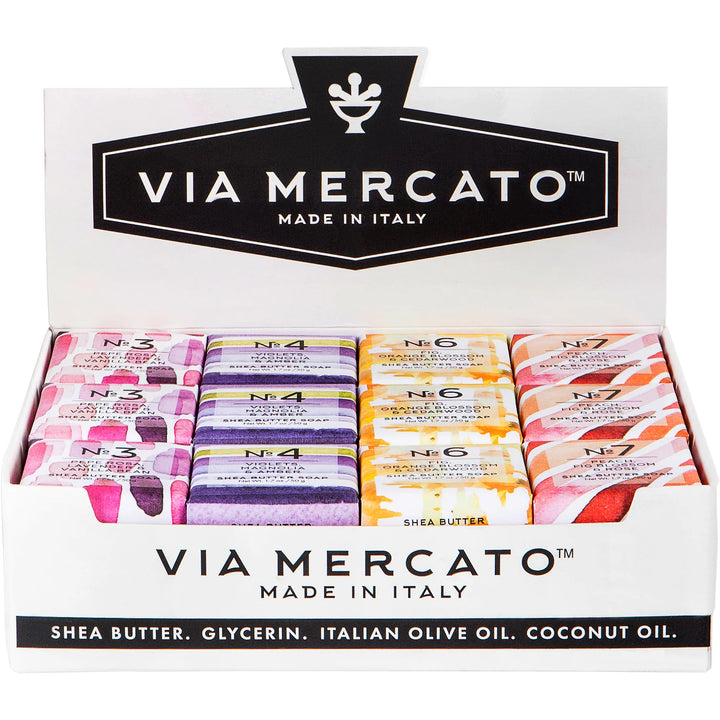 Via Mercato - European Soap Shea Butter - Mini Soap - Assorted Scents