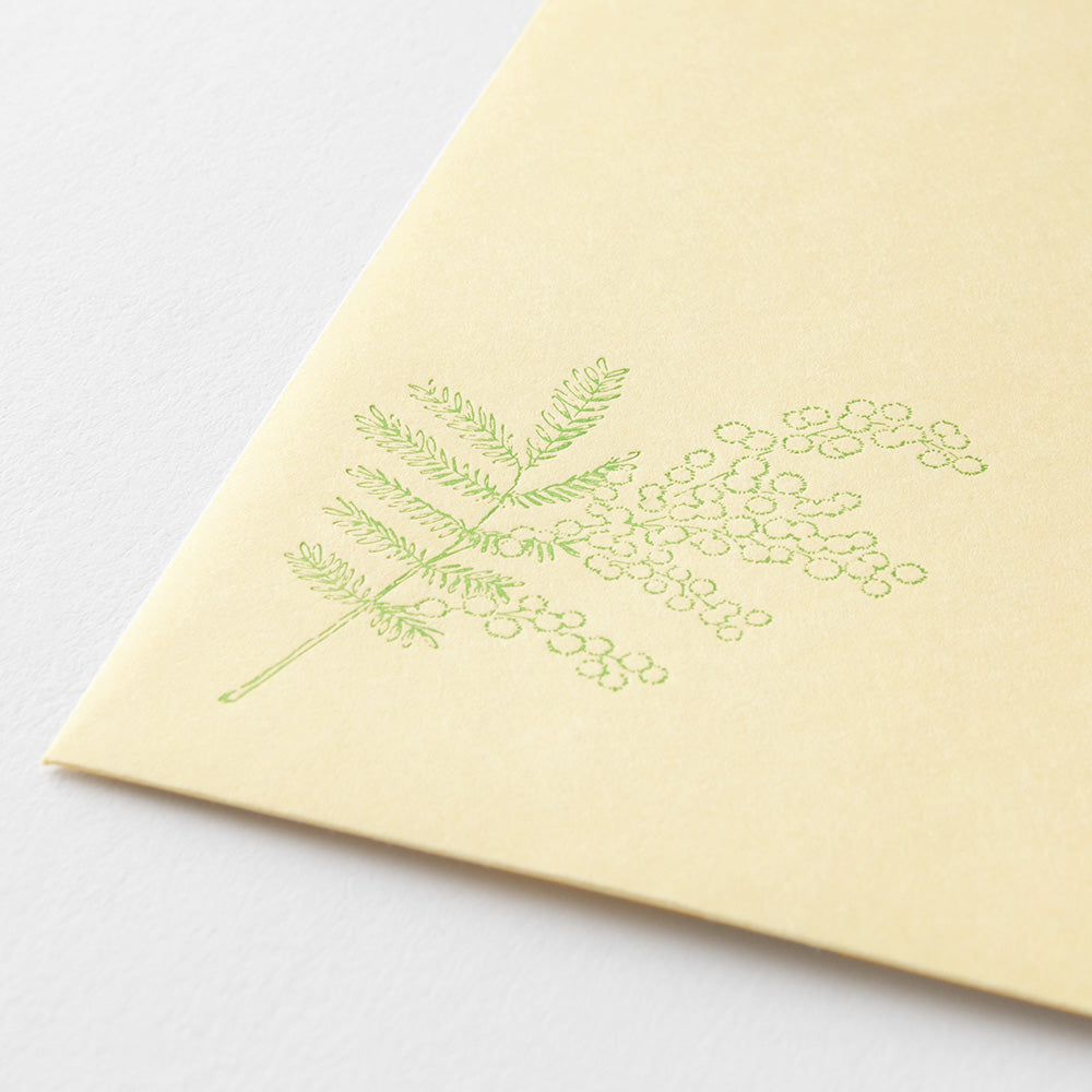 MIDORI - Hanairo Washi Money Envelope | Yellow (Mimosa)