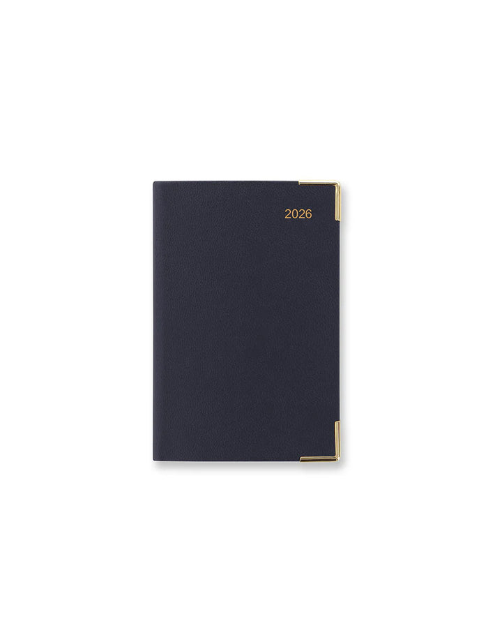 Letts of London - 2026 Mini Pocket Weekly Planner - Week-to-View / Sunday Start - Blue