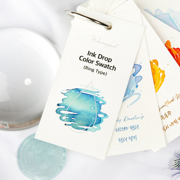 Wearingeul - Ink Swatch Card - Ink Drop (Ring Type)