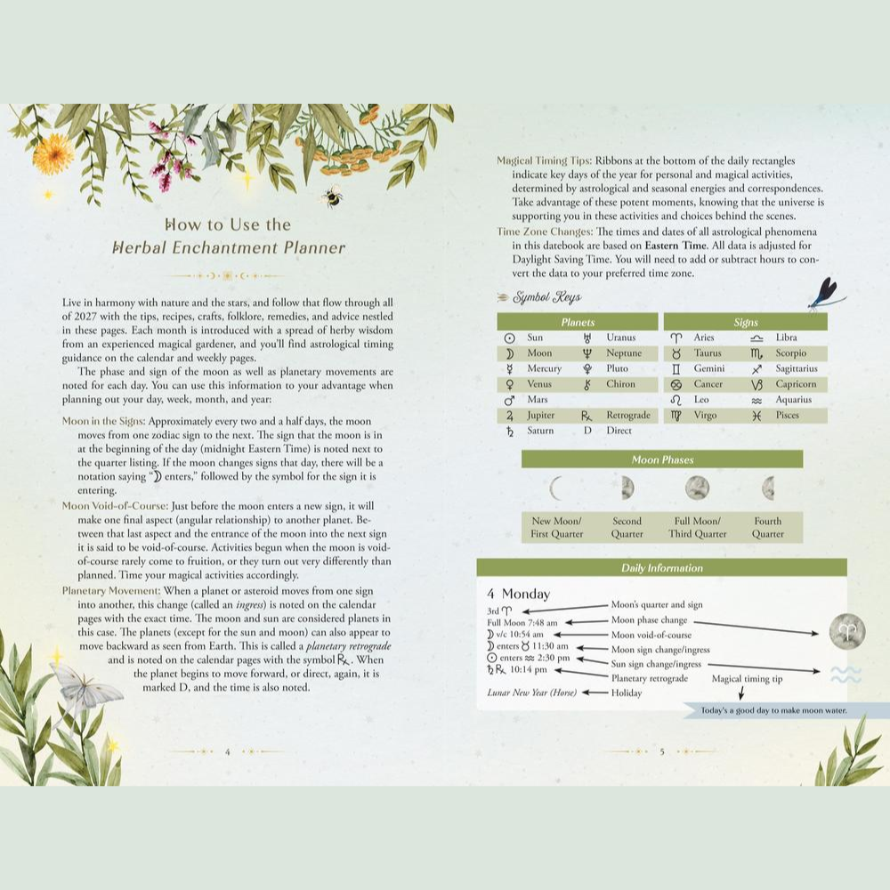 LLEWELLYN'S - 2027 Herbal Enchantment Planner
