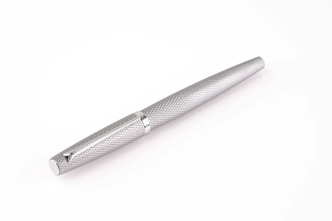 Diplomat - Rollerball Pen - Viper Guilloche - Silver