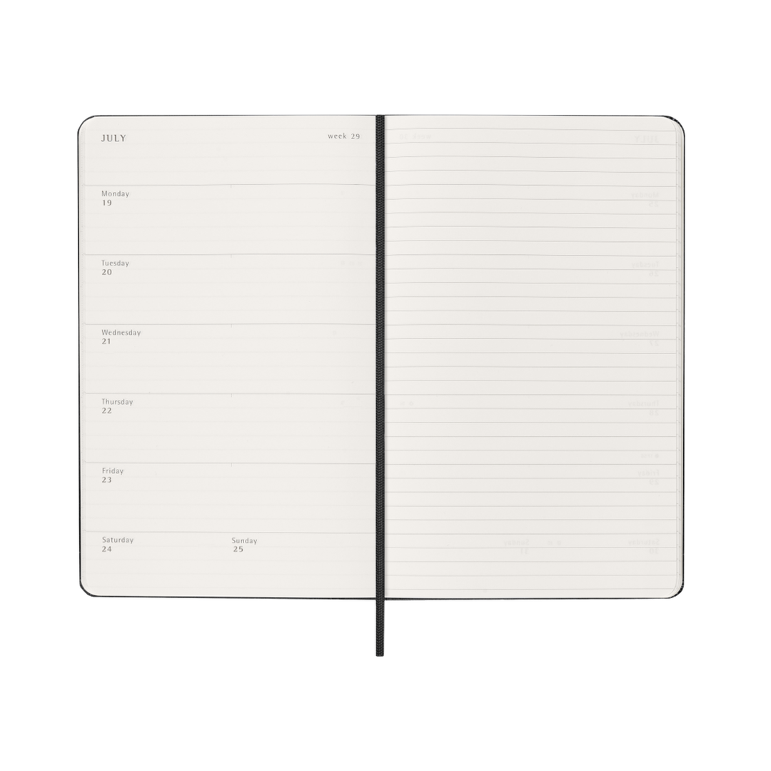 Moleskine - Classic Planner 2027 - Weekly Notebook Diary - Large