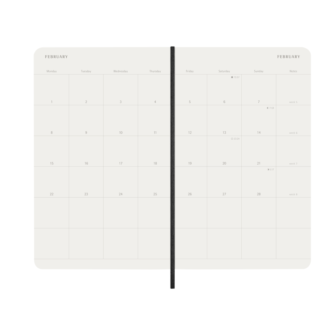 Moleskine - Classic Planner 2027 - Monthly Notebook - Large