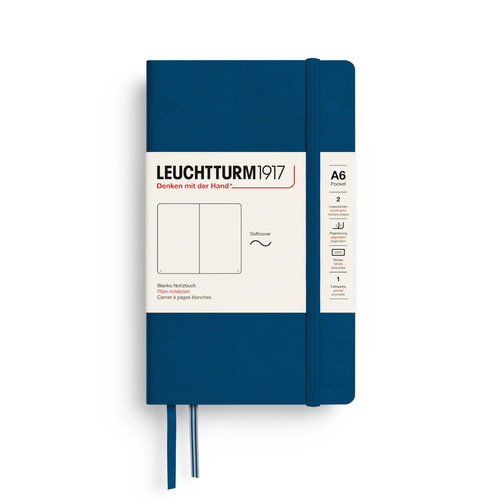 Leuchtturm1917 - Paperback Notebook - B6+ - Softcover - Indigo
