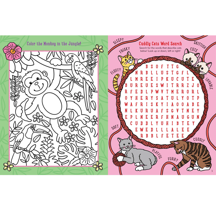 PETER PAUPER PRESS - ACTIVITY BOOK - FURRY FRIENDS