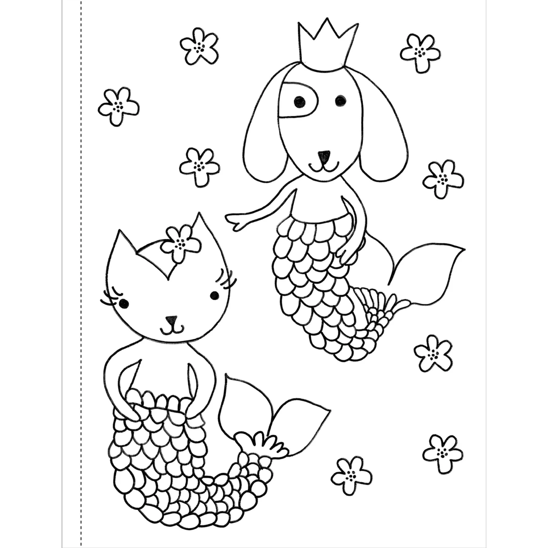 Peter Pauper Press - Coloring Book - Mermaids