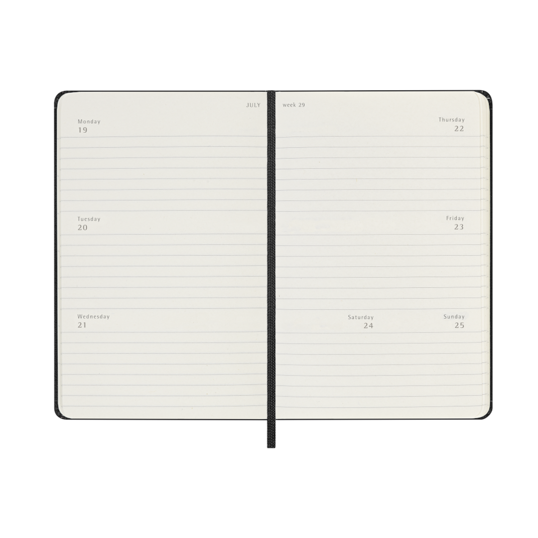 Moleskine - Classic Planner 2027 - Weekly Horizontal (Hard) - Pocket