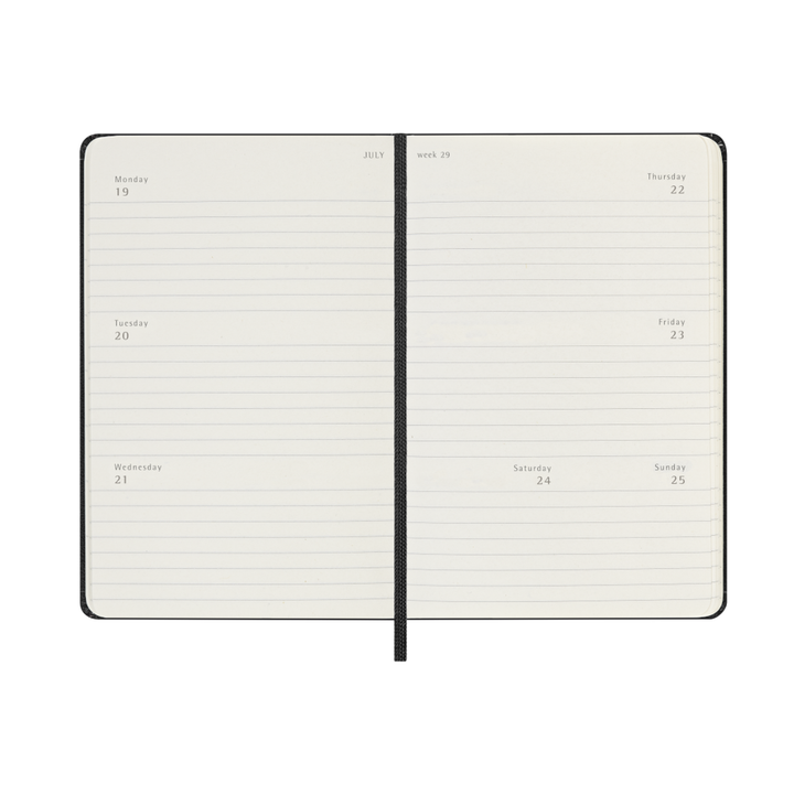 Moleskine - Classic Planner 2027 - Weekly Horizontal (Hard) - Pocket