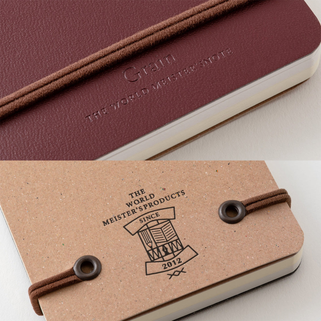 Midori - MD World Meister's Ring Memo Grain - Red