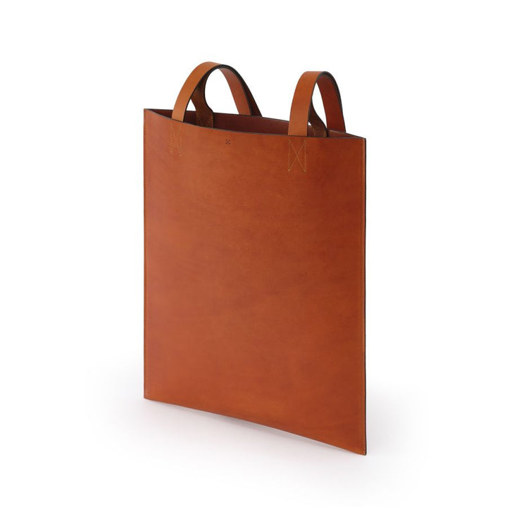 LEGENDAR - Leather Tote Bag - KERRY - Chesnut