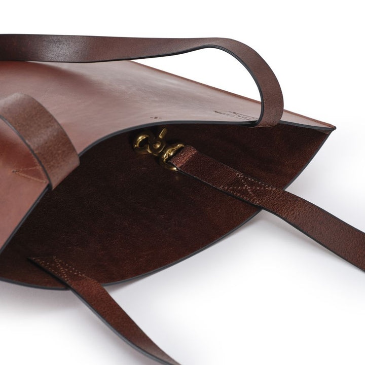 LEGENDAR - Leather Tote Bag - KERRY - Mokka