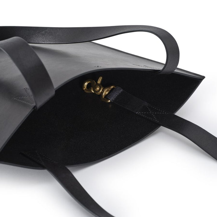 LEGENDAR - Leather Tote Bag - KERRY - Black