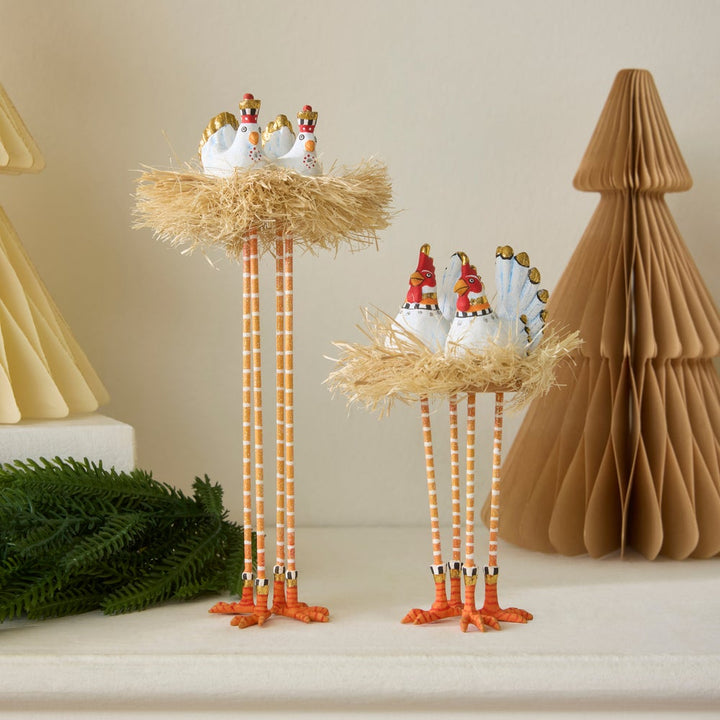 PATIENCE BREWSTER - Nativity Chicken and Dove Figures