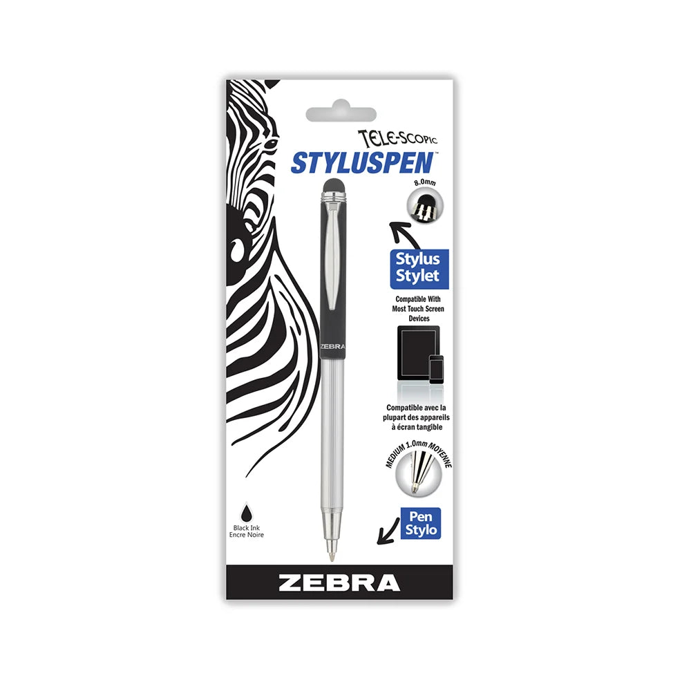 Zebra - Telescopic Stylus Pen 1.0mm - Black