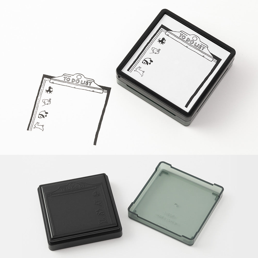 MIDORI - Pre-inked Paintable Stamp | To-Do List