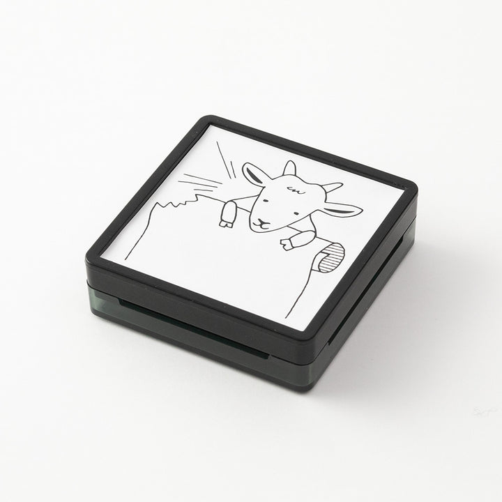 MIDORI - Paintable Stamp Pre-inked – Goat