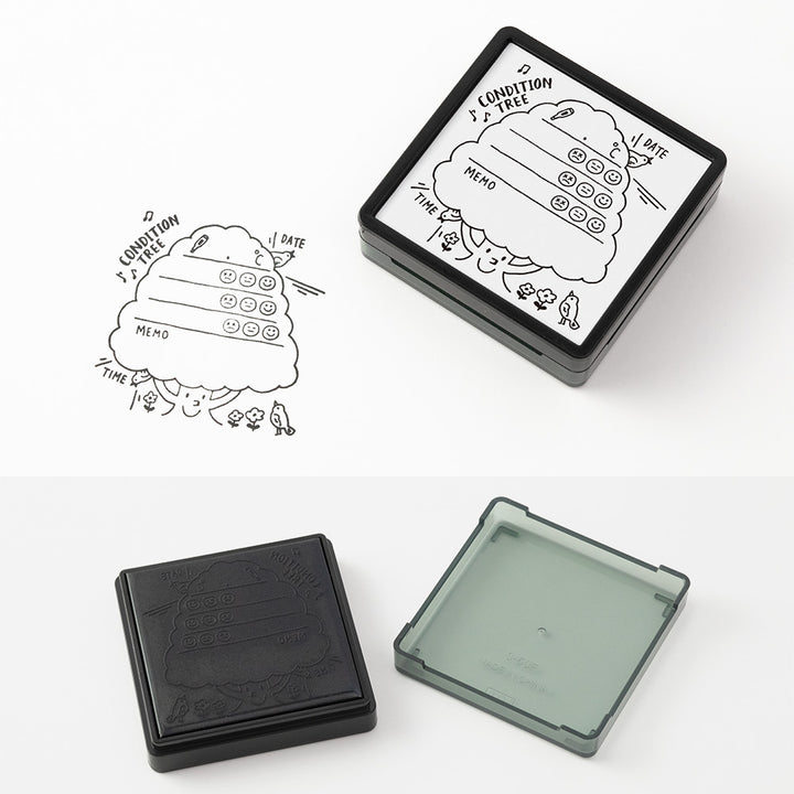 MIDORI - Pre-inked Paintable Stamp | Health Management
