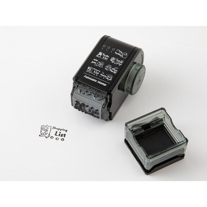 MIDORI - Paintable Rotating Stamp - Dial List