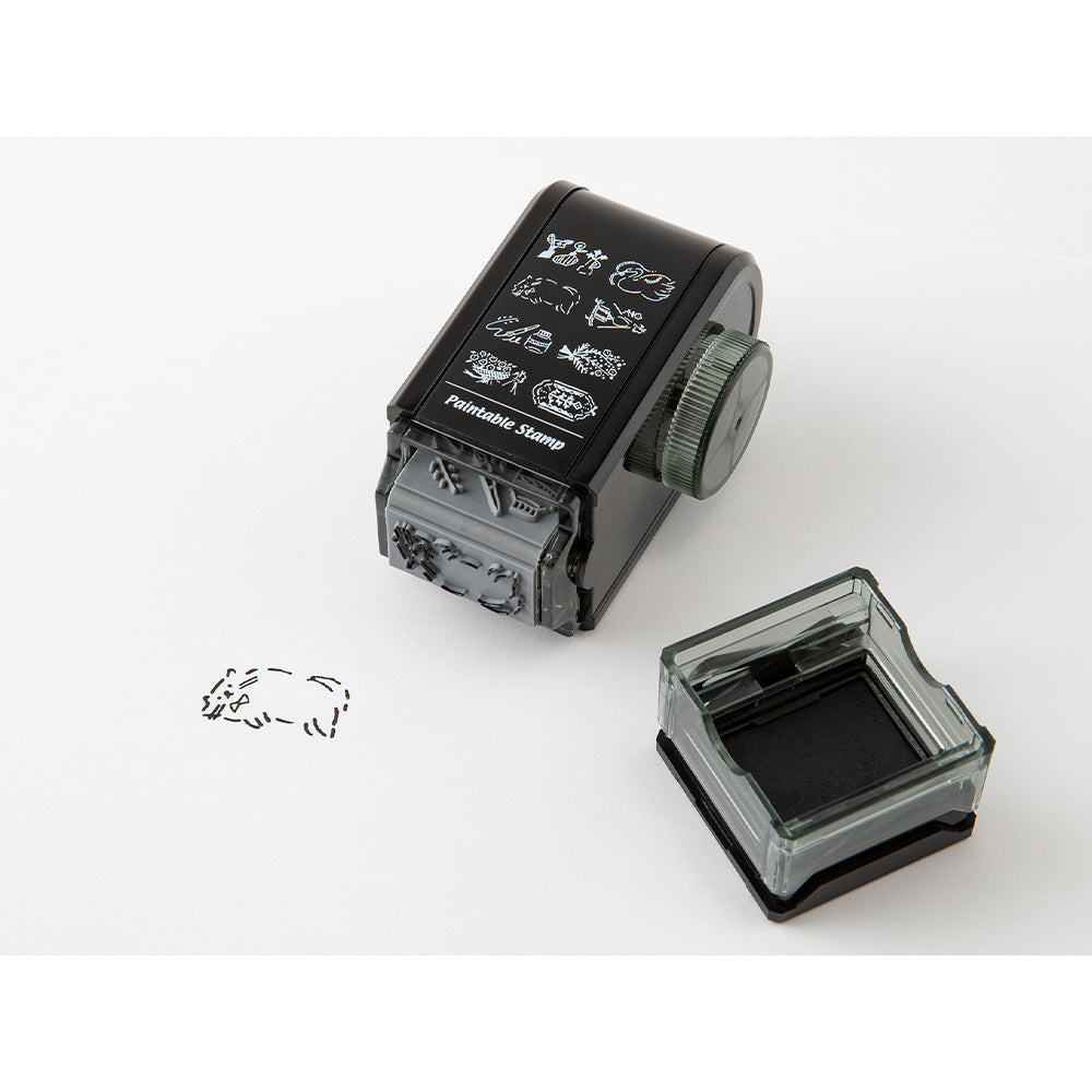 MIDORI - Paintable Rotating Stamp - Dial Antique