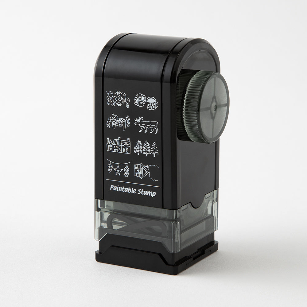 MIDORI - Paintable Rotating Stamp - Dial Nordic Motif