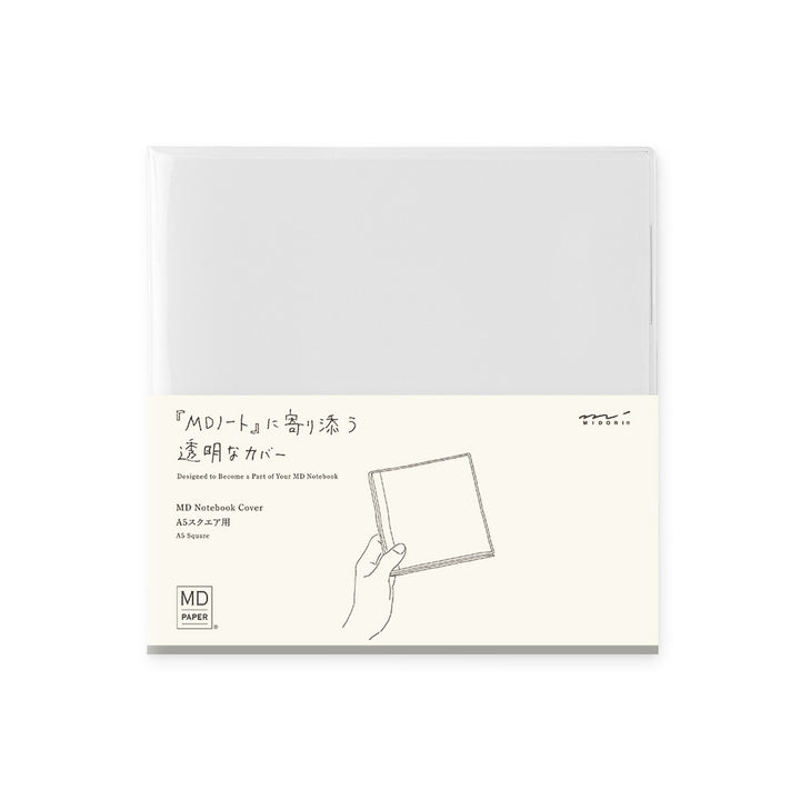 Midori - MD Notebook - Clear Cover - A5 Square