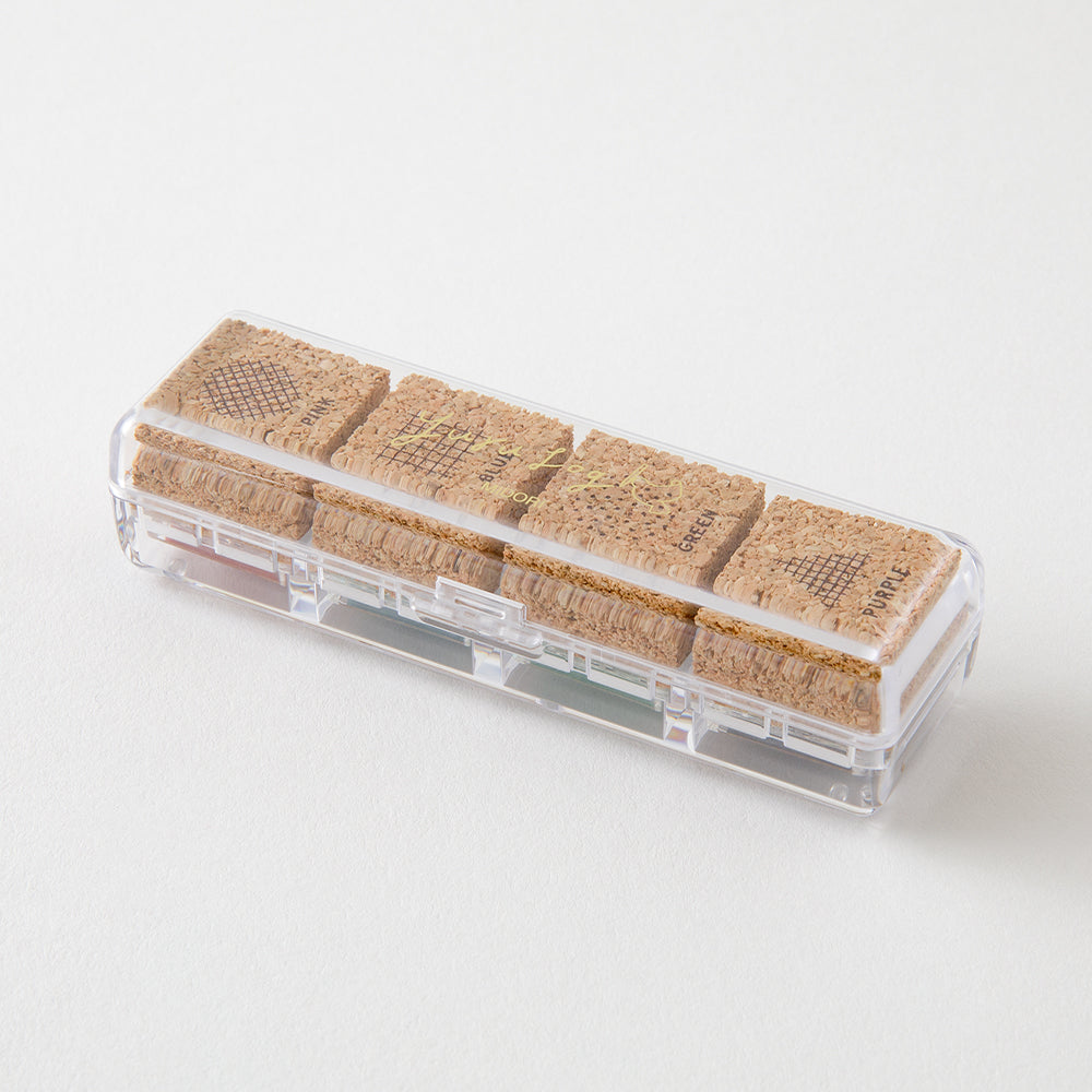 MIDORI - Yuru Log Paintable Stamp - Pre-Inked - Geometry