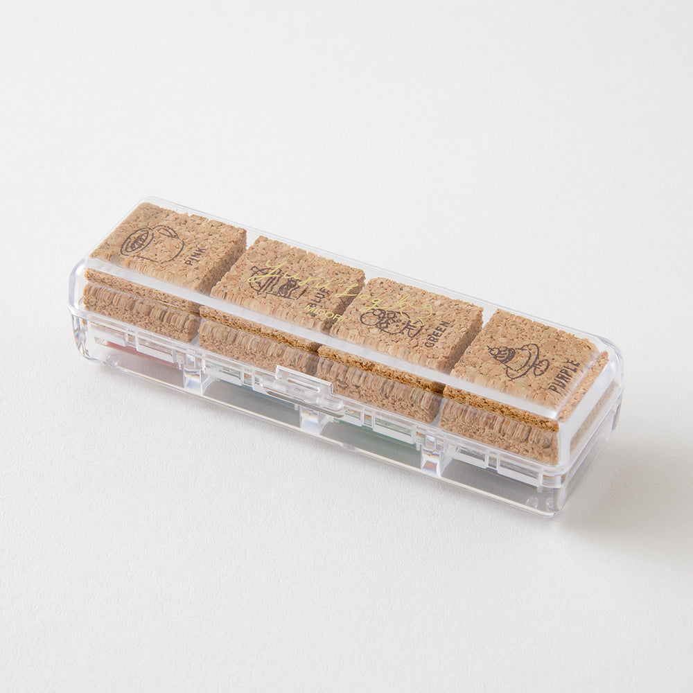 MIDORI - Yuru Log Paintable Stamp - Pre-Inked - Cafe