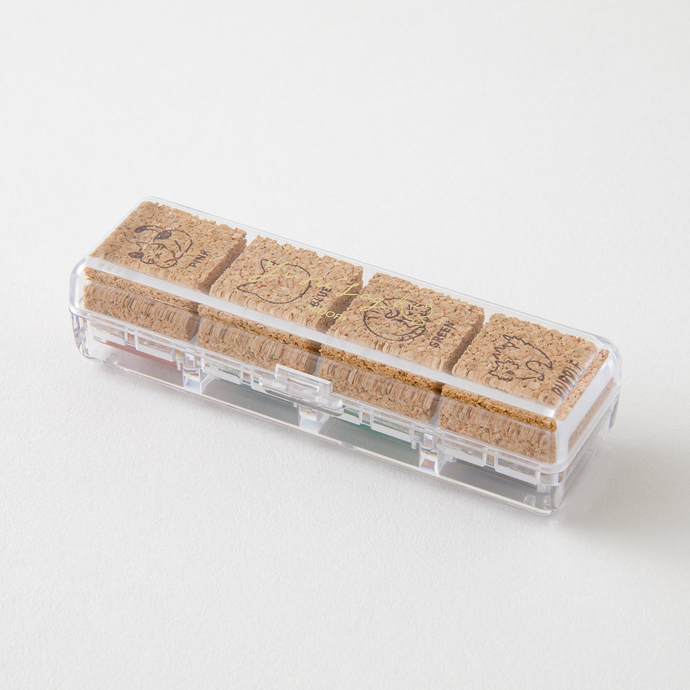 MIDORI - Yuru Log Paintable Stamp - Pre-Inked - Cat