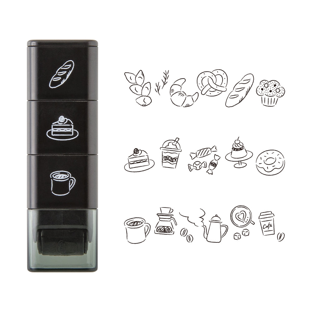 Midori - Paintable Stamp Roller - Cafe