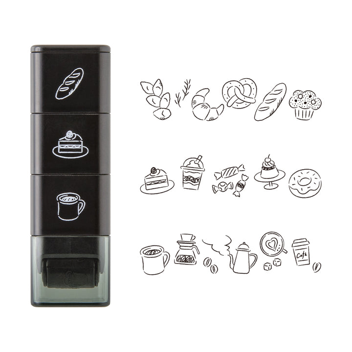 Midori - Paintable Stamp Roller - Cafe