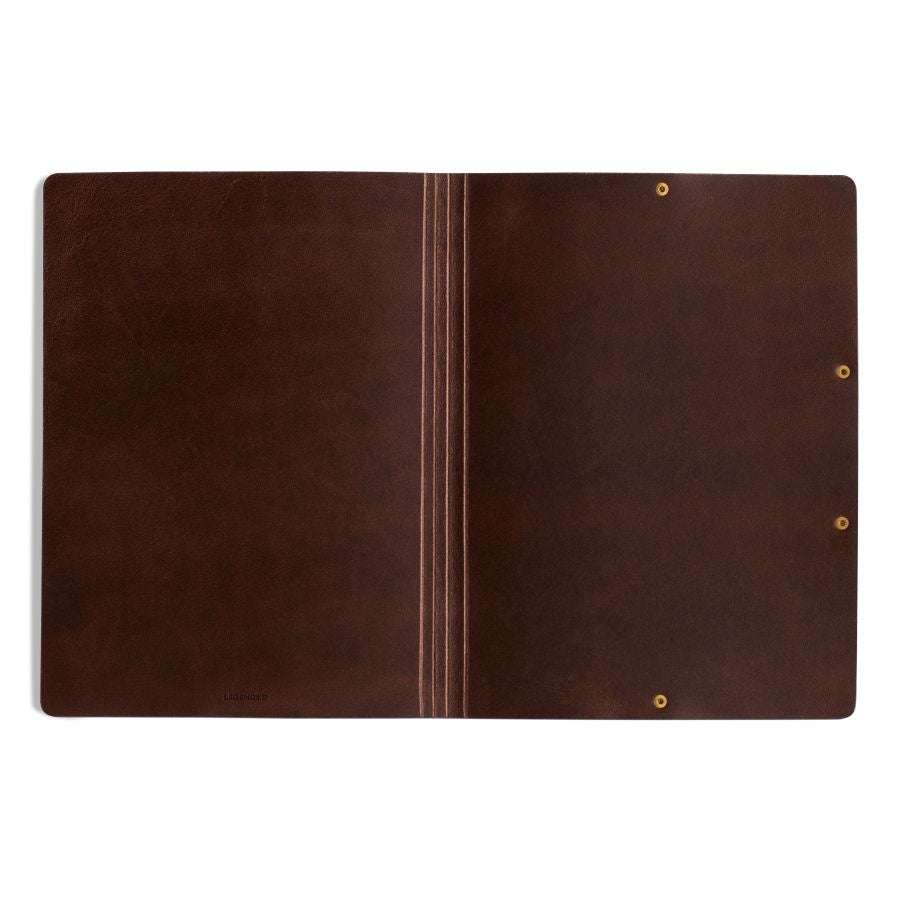 Legendar - Leather Document Folder HYDE - Mokka