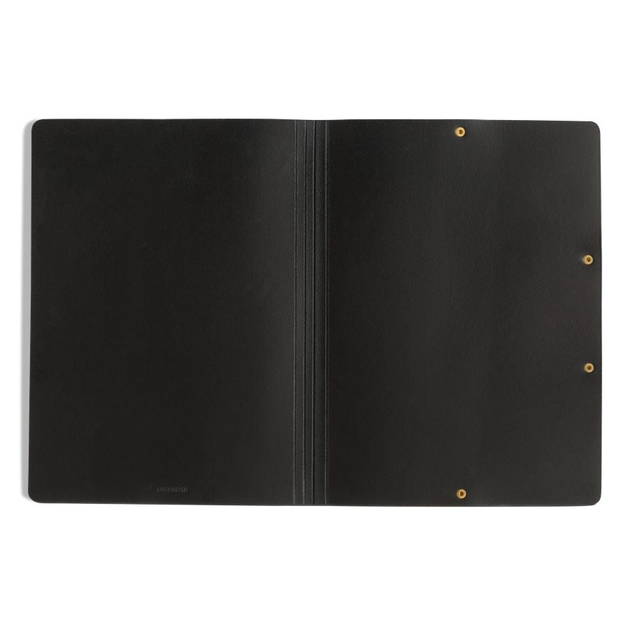 Legendar - Leather Document Folder HYDE - Black