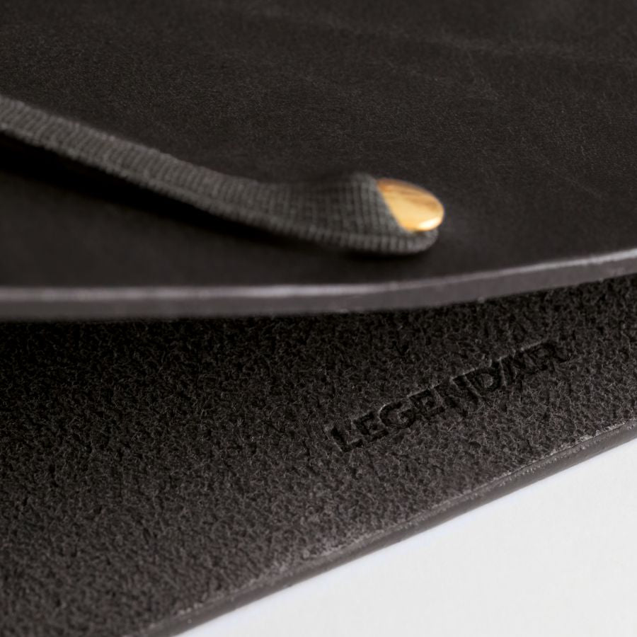 Legendar - Leather Document Folder HYDE - Black