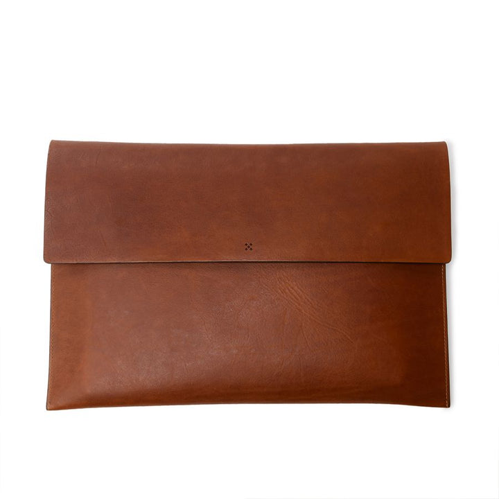 Legendar - Leather Briefcase SLYMM - Chesnut