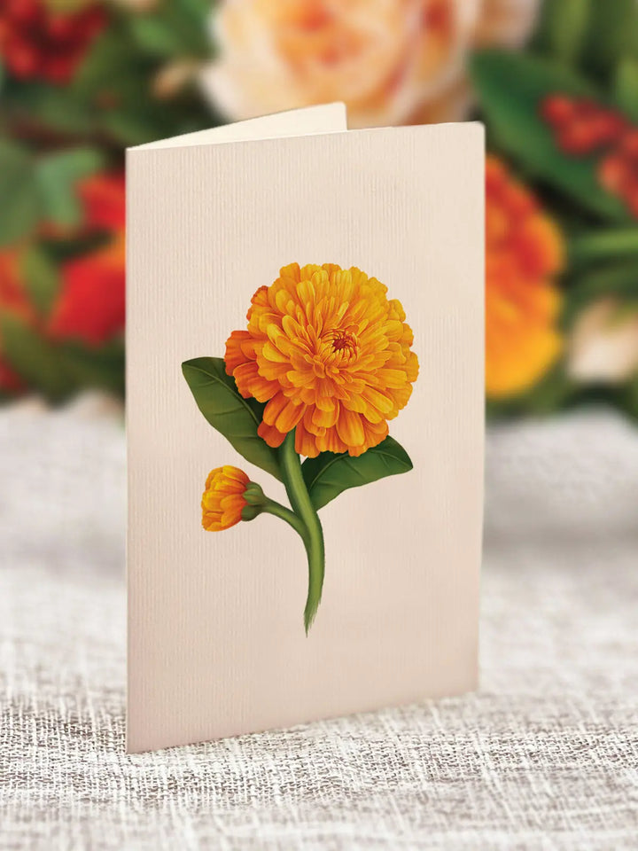 Fresh Cut Paper - Life Sized Pop-Up Flower Bouquet with Note Card - Pumpkin Spice