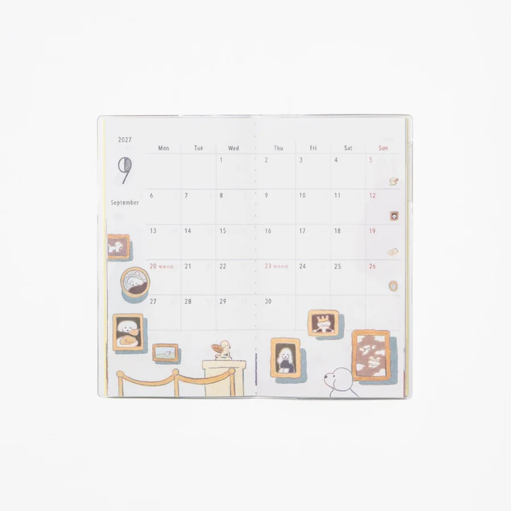 Midori - 2027 Slim Pocket Diary - Dog